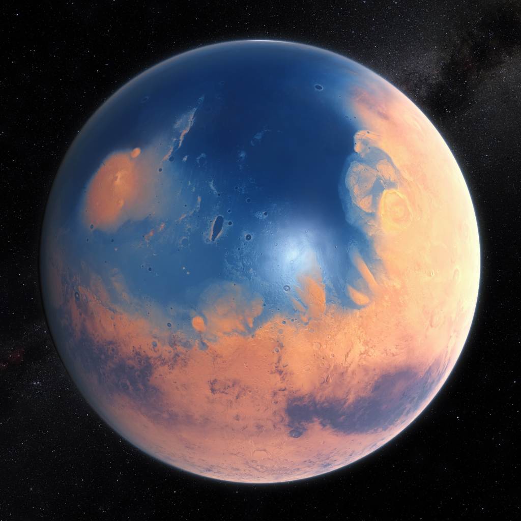 Planet Mars punya air yang sangat masif