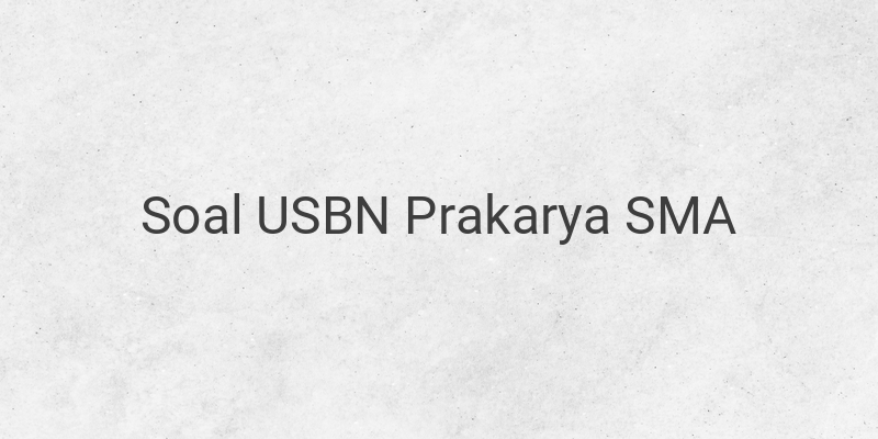 Latihan Soal dan Kunci Jawaban USBN Prakarya (PKWU) SMA Terbaru