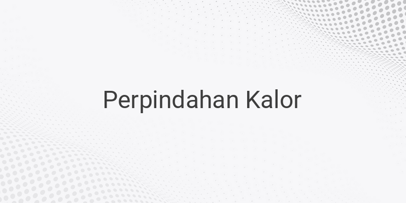 Macam-Macam Perpindahan Kalor: Konduksi, Konveksi, dan Radiasi | Fisika Kelas 11